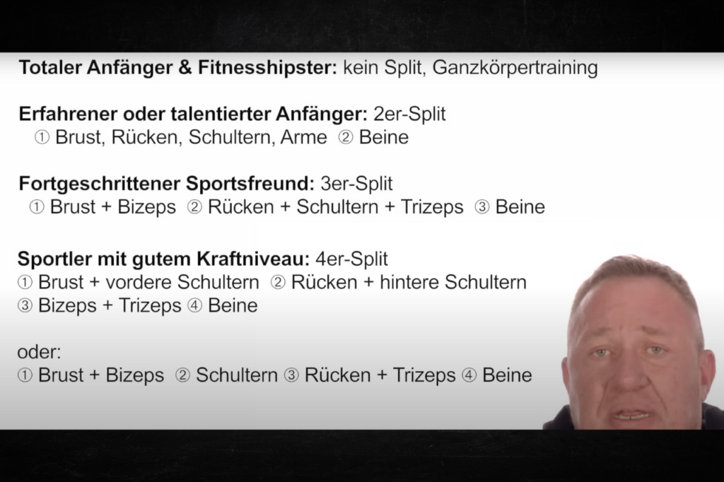 Markus Rühls Trainingsplan